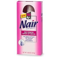 Nair No Touch Upper Lip Facial Hair Removal Cream.69-Ounce Bottles (Pack of 4)