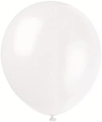 Neo LOONS 5 Inch Pearl White Color Natural Latex Balloons for Party Decoration 100 Pcs/lot