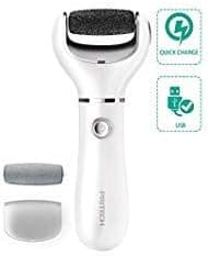 Electric Callus Remover Tool by PRITECH, Rechargeable Pedicure Tools,Perfect Wet and Dry Foot File, Effectively Remover Dead Skin, Hard Skin, Cracked Skin and Calluses - USB Charging