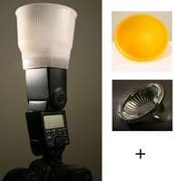 Gary Fong C3 Cloud Lightsphere II Kit with Inverted Dome, The Chrome Dome The Amberdome, DVD Tutorial