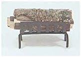 Dollhouse Miniature Filled Log Holder, Non-electric