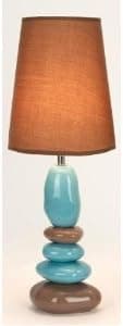 Asher Home Decorators Set 2 Turquoise Ceramic Table Lamps 23 with Shade