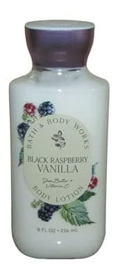 Bath and Body Works Black Raspberry Vanilla Lotion 8 Ounce Shea and Vitamin E (Black Raspberry Vanilla)