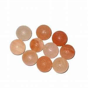 IQ Himalayan Salt Ball Massage Stones, Salt Scrub Soap, Foot Detox, Salt Body Wash (10 Pack)