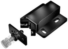 Touch Latch, mini, non-magnetic, plastic, black