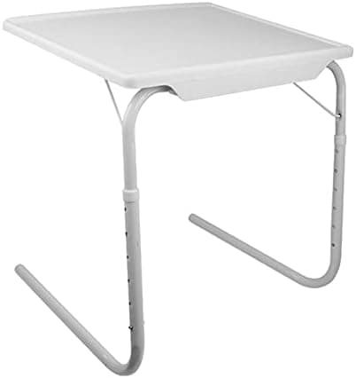 WUIIEN Folding Laptop Table Tray Sofa Side TV Tray Snack Desk Assemble Bed Adjustable