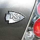 Kansas City Chiefs Chrome Car/Auto Team Logo Emblem