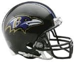 Baltimore Ravens replica mini helmet by Riddell