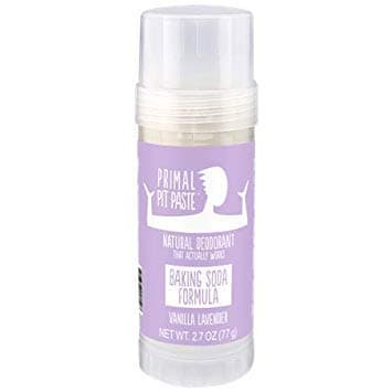 Primal Pit Paste All-Natural Deodorant - Aluminum & Paraben Free - Vanilla Lavender Deodorant Stick