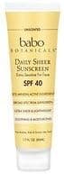 BABO Botanicals Daily Sheer Sunscreen SPF 40, Unscented, 1.7 oz Pack of 2