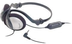 Behind The Neck Folding Headphones With In Line Volume Control