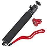 Foray FORESM Extendable Selfie Monopod with Ball Head for GoPro Cameras (Black)