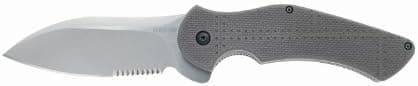 Kershaw Junkyard Dog II Serrated Folding Lock Back Serrated Knife
