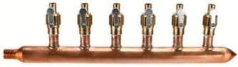 Sioux Chief 672XV0690, 1/2" PEX Manifold, valves, 3/4" PEX in., clsd