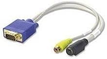 Ziotek Video Card to S-Video And TV Adapter Cable ZT1310615
