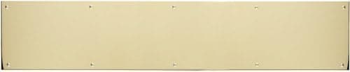 Kick Plate Finish: Polished Brass-Aluminum, Mounting Type: Polished Brass-Aluminum- Magnetic