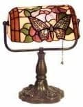 Tiffany Style Banker Butterfly Desk Lamp by Warehouse of Tiffany's