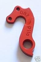 Pilo D87 Red Derailleur Hanger - Fits: Wilier, Devinci, Argon 18, Corratec, Storck, GT Carbon, Kooka Carba