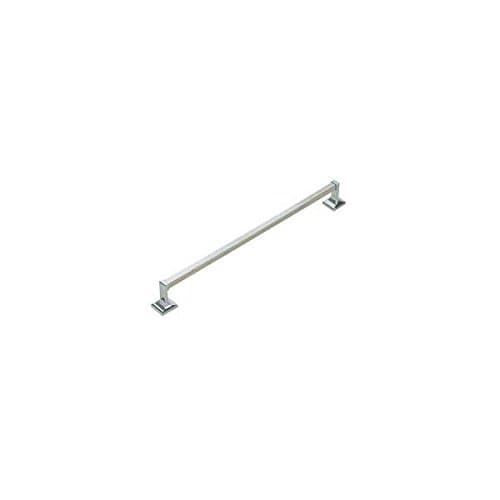 Industrial Grade 4WML3 Square Towel Bar, Zamac, Chrome Finish