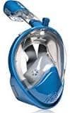 PRODIGY Full Face Snorkel Mask Adult Kids – 180° Panoramic Snorkeling Masks Gear for Adults and Youth - Easy Breathing SWIMTECH Dry Top Set, Anti-Leak&Anti-Fog