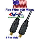 SuperEcable - 20076-13 Ft DV Cable, 1394 DV Cable,4 P to 4 P