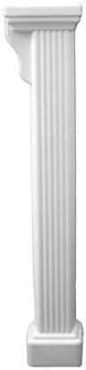 SOLAR GROUP MB187W Mailbox Post, White