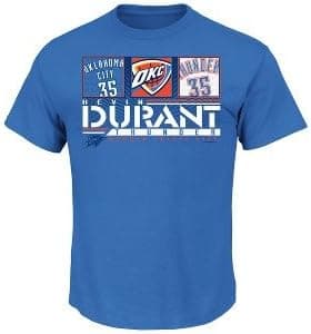 NBA Oklahoma City Thunder Men's Kevin Durant 35 The Big Leagues Short Sleeve tee