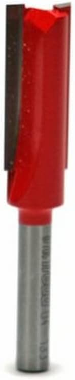 Freud 04-133: 1/2" (dia.) Double Flute Straight Bit with 1/4" shank, 2-3/4" overall length