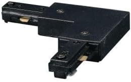 90 Degree Linear Track Connect 0.71"x4.25"x4.2 Black & White