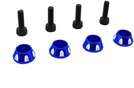 Hot Racing LTN03X06 Scale Look Wheel Hub Blue La Trax Rally Teton