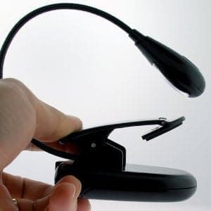 DekCell For Latest Kindle Fire,Kindle Touch 3G LED Clip-On Reading Book Light