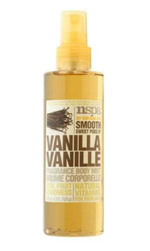nspa Smooth Sweet Pods of Vanilla Fragrance with Real Fruit Goodness and Natural Vitamins (Body Mist)