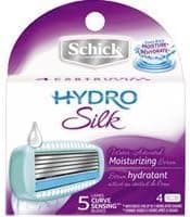 Schick Hydro Silk Razor Refill, 4 Count