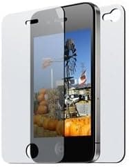 Nataal Transparent 1-pack (Front and Back) Screen Protector for Iphone 4g