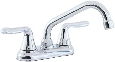 American Standard 2475.550.002 Colony Soft Double-Handle Laundry Faucet with Brass Swing Spout and Aerator, Chrome