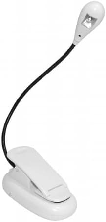 JacobsParts Flexible Neck LED Reading Book Light, White
