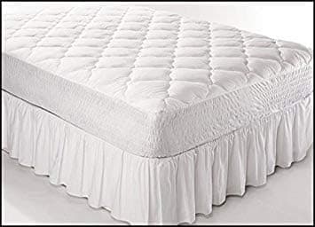 Best Products Fitted Quilted XL Twin Bed Mattress Cover - Waterproof Cotton Mattress Pad (44"X75"X12")