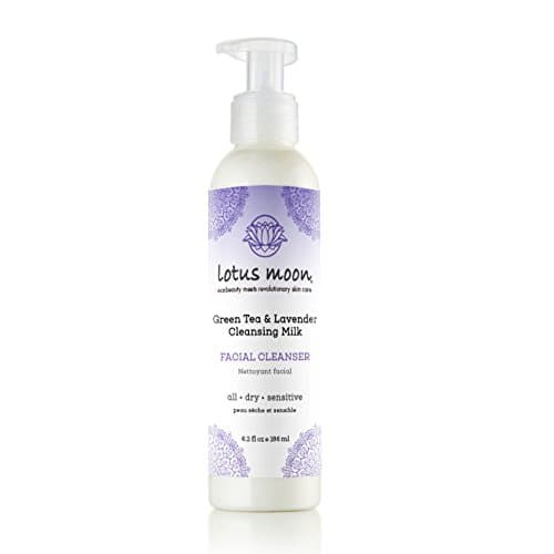 Lotus Moon Green Tea and Lavender Cleansing Milk :: Advanced Plant-based Skin Care :: Safe Non-Toxic :: Vegan :: Paraben-Free