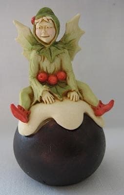 Harmony Kingdom S.I.A.B. 1999 Christmas Fairy by Adam Binder Made in England UK