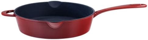 Mario Batali 12-Inch Deep Skillet, Chianti