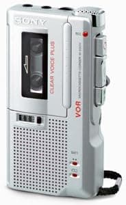 Newly Reconditioned Sony M-650V Handheld Microcassette Voice Recorder Includes 3 Tapes & Batteries