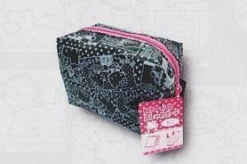 Hello Kitty Sanrio Camera Pouch - Black & Pink