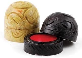 New Age Dragons Blood Solid Perfume in Soapstone