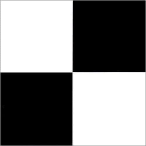 Home Dynamix 10015 Dynamix Vinyl Tile, 12 by 12-Inch, Black and White, Box of 20