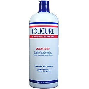 Folicure Shampoo 32oz For Fuller Thicker Hair (2 Pack)