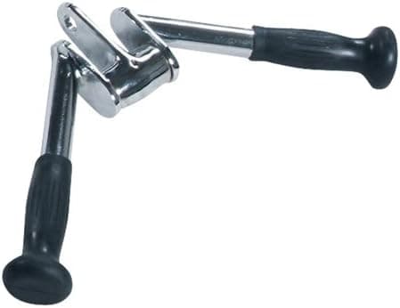 York Fitness Machine Attachment Triceps Full-Extension Chrome Bar
