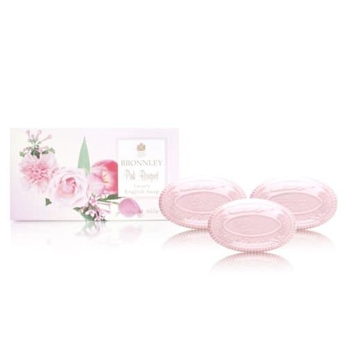 Bronnley Pink Bouquet 3 x 1.7 oz Luxury Soaps