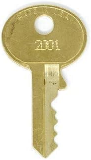 Master Lock 3202 Replacement Keys: 2 Keys