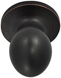Burton Harbor Egg Style Dummy Door Knob Non-Functioning, Oil Rubbed Bronze