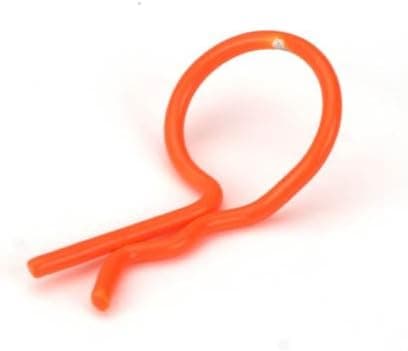 Dynamite Bent Body Clip Orange 8 DYN5552 Electric Car/Truck Option Parts